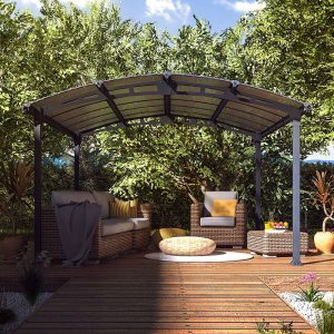 12' x 14' Palram Canopia Tucson 4300 Garden Gazebo (3.6m x 4.2m)