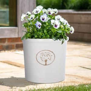 30Cm Off White Cotswold Cylinder Set Of 2