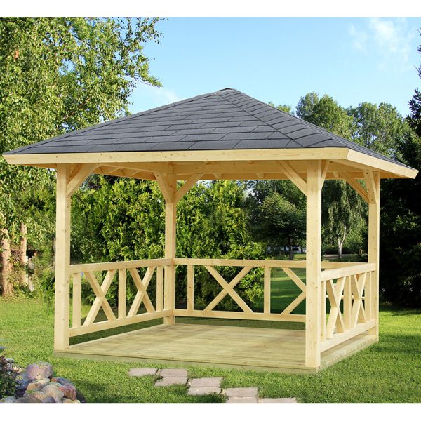 3x3m (10'x10') Palmako Betty Garden Pavilion - Luxury Gazebo