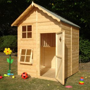 5'3x5'6 Shire Croft 2 Storey Kids Wooden Playhouse