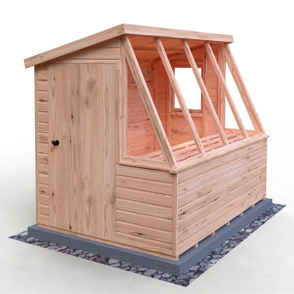 6' x 8' Shire Iceni Pent Potting Shed (1.83m x 2.5m)