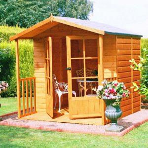 6'6 x 7'1 Shire Alnwick Garden Summerhouse & Veranda