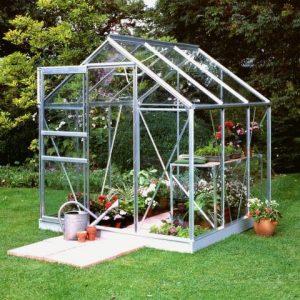 6â 4 x 6'5 Halls Popular 66 Small Greenhouse (1.93 x 1.95m)