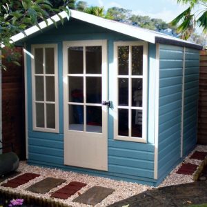 7'1 x 7'11 Shire Chatsworth Wooden Summerhouse