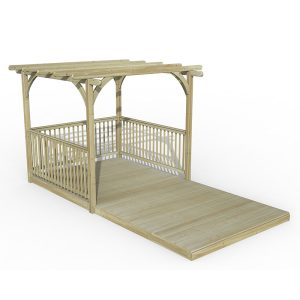 8' x 16' Forest Pergola Deck Kit No. 9 (2.4m x 4.8m)