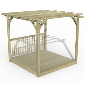 8' x 8' Forest Pergola Deck Kit No. 2 (2.4m x 2.4m)