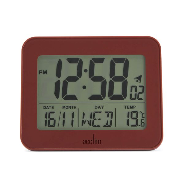 Acctim Otto Digital Bedside Alarm Clock Spice