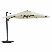 Alexander Rose 3.5m Cantilever Round Garden Parasol - Ecru