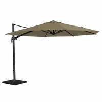 Alexander Rose 3.5m Cantilever Round Garden Parasol - Taupe