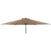 Alexander Rose 3m Aluminium Round Garden Parasol - Taupe