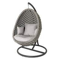 Alexander Rose Cordial Luxe Light Grey Lucy Chair with Cantilever Frame, Grafito