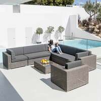 Alexander Rose Monte Carlo Modular Sofa Set with Coffee Table