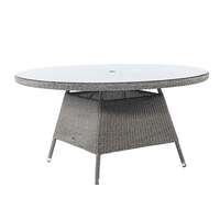 Alexander Rose Monte Carlo Round Glass Top Table (1.5m)