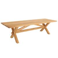 Alexander Rose Outdoor Teak Plank Garden Table (2.4m)