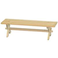 Alexander Rose Pine Farmers Backless Wooden Bench 6ft (1.8m)