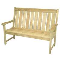 Alexander Rose Pine Farmers Wooden Bench 5ft (1.5m)