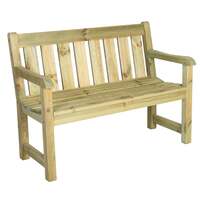 Alexander Rose Pine Malu 4ft (1.2m) Garden Bench