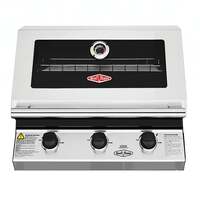 BeefEater 1200S Series 3 Burner Stainless Steel Build-in Gas Barbecue