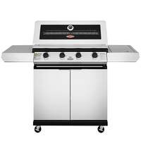 BeefEater 1200S Series 4 Burner Gas Barbecue with Cabinet Trolley and Side Burner