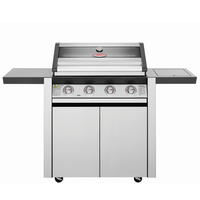 BeefEater 1600S Series 4 Burner Barbecue with Cabinet Trolley and Side Burner