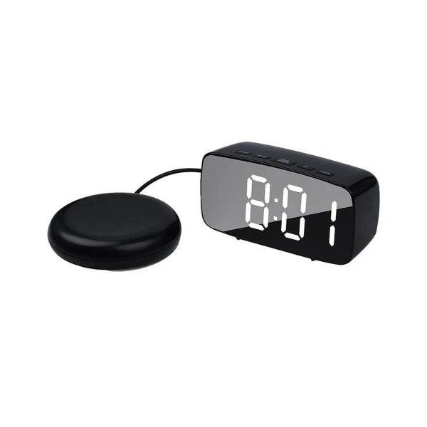 Big Digit Clock With Vibration Alarm Pad