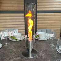 Bracken Outdoors Garden Lighting Vortex Bio-Ethanol Fire Lamp - Medium