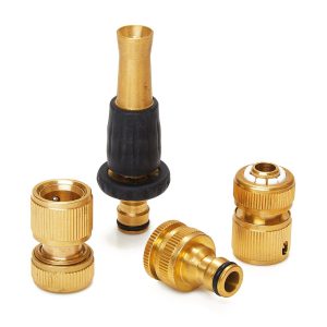 Brass Hose Connectors Set Of 4