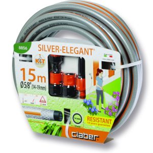 Claber Silver Elegant Kit 5/8" (20mm) 15M Hosepipe