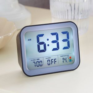 Digital Clock and Temperature H9 xW7.8 xD3.2cm