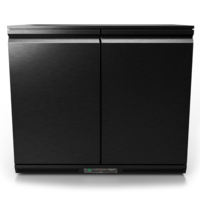 Draco Grills Avalon Outdoor Black Stainless Steel Double Fridge 208L