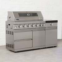 Draco Grills Z640 Deluxe 6 Burner Stainless Steel Gas Barbecue with Sear Station