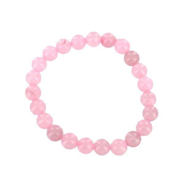 Elasticated Rose Quartz Bracelet