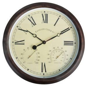 Fallen Fruits Wall Clock & Weather Station (Roman)