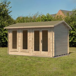 Forest Chiltern 4m x 3m Log Cabin (34mm) - Single Glazed