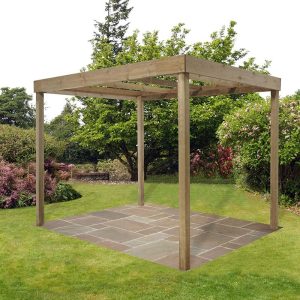 Forest Dining Wooden Garden Pergola Kit 10'x8'