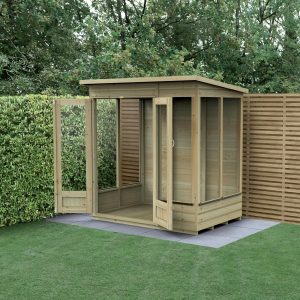 Forest Garden 6x4 Beckwood Pent Summerhouse with Double Door