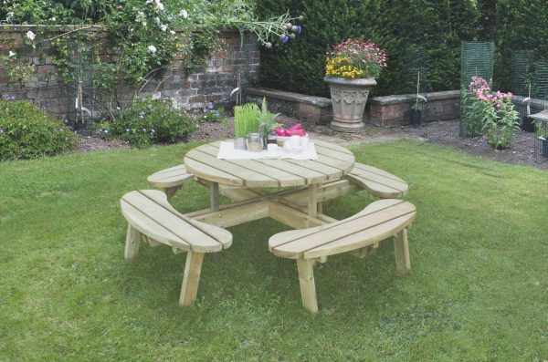 Forest Garden Circular Picnic Table