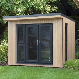 Forest Garden Xtend 3.0M + Premium Fully Insulated Garden Office (Installation Included)