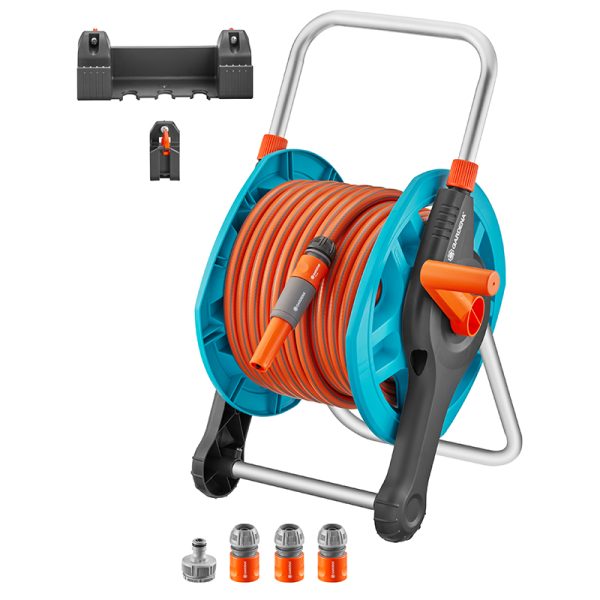 GARDENA Basic Wall Hose Reel Set (25m)