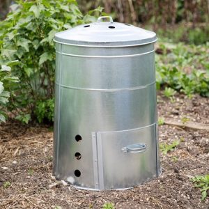 Galvanised steel composter