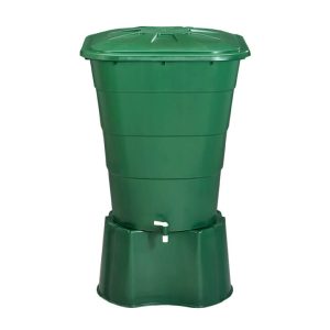 Garantia 203 Litre Square Water Butt With Stand & Diverter Kit