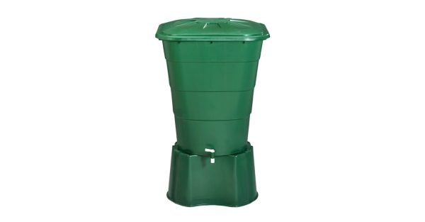 Garantia 203 Litre Square Water Butt With Stand & Diverter Kit