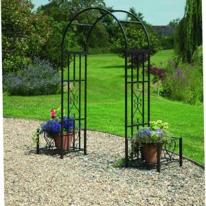 Greenhurst Huntingdon Ornamental Arch and Planters