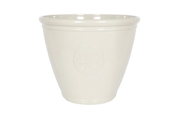 Kelkay Traditonal Collection Eden Emblem Large Pot (White)