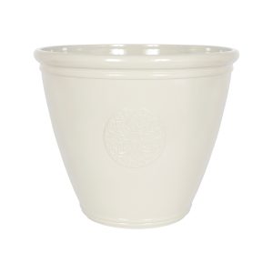 Kelkay Traditonal Collection Eden Emblem Small Pot (White)