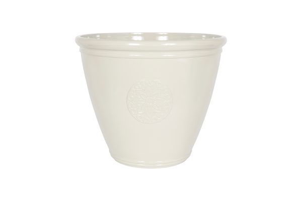 Kelkay Traditonal Collection Eden Emblem Small Pot (White)