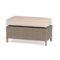 Kettler Charlbury Rattan Small Garden Bench with Cushion