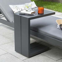 Kettler Elba Aluminium Garden Side Table Anthracite