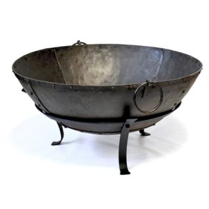 Large Indian fire pit bowl