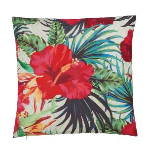 Pack of 2 Scatter Cushions, Tropical Lily, 45 x 45cm, Suitable for Outdoor Use, Water Resistant